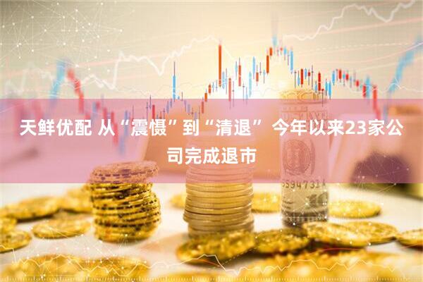 天鲜优配 从“震慑”到“清退” 今年以来23家公司完成退市
